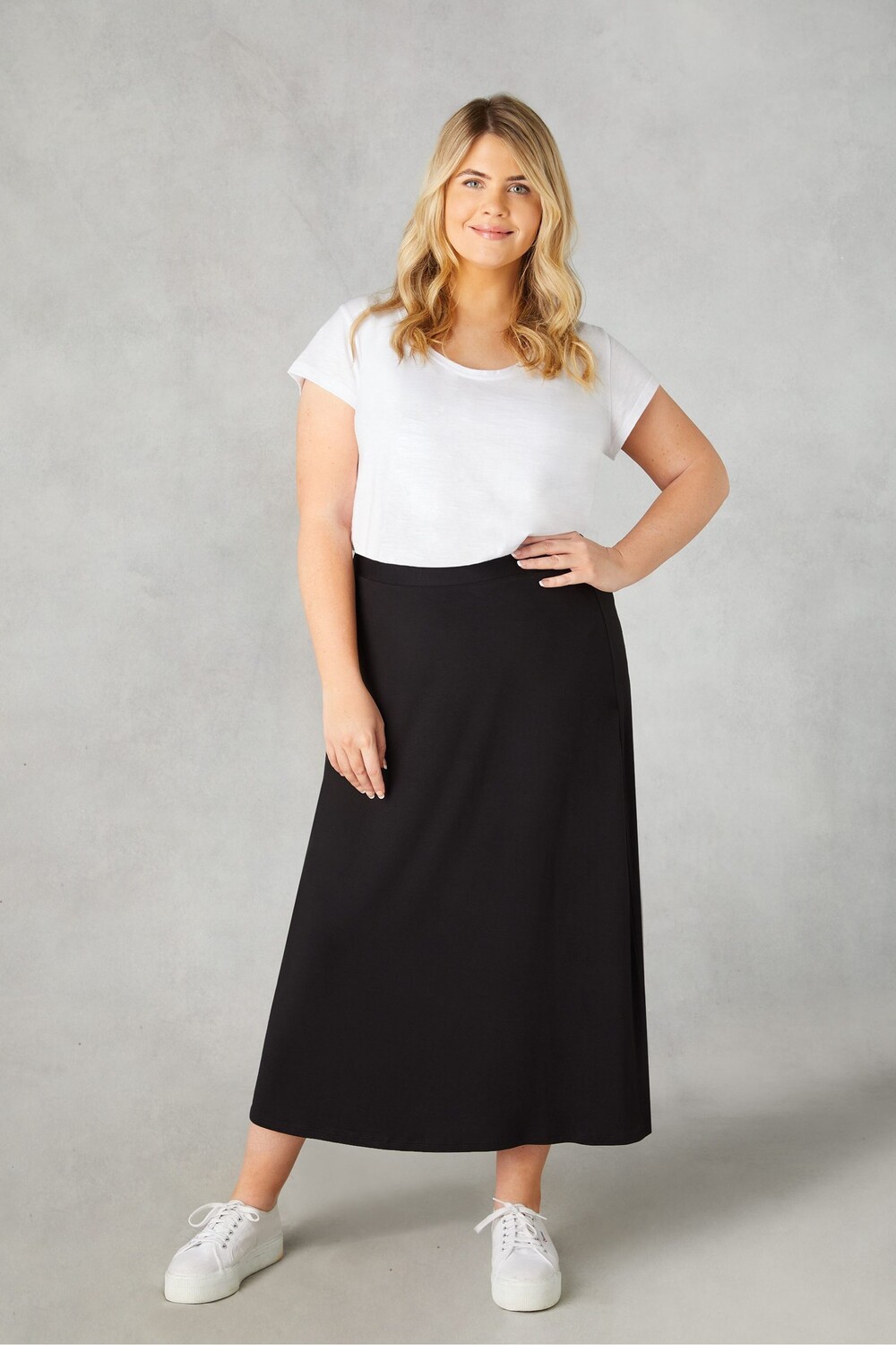 Юбка миди из джерси Live Unlimited, черный 
Юбка миди из джерси Live Unlimited, черный