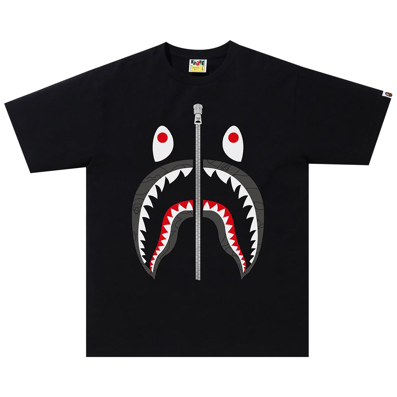 Футболка BAPE Line 1st Camo Shark, Черный/Черный
Футболка BAPE Line 1st Camo Shark, Черный/Черный