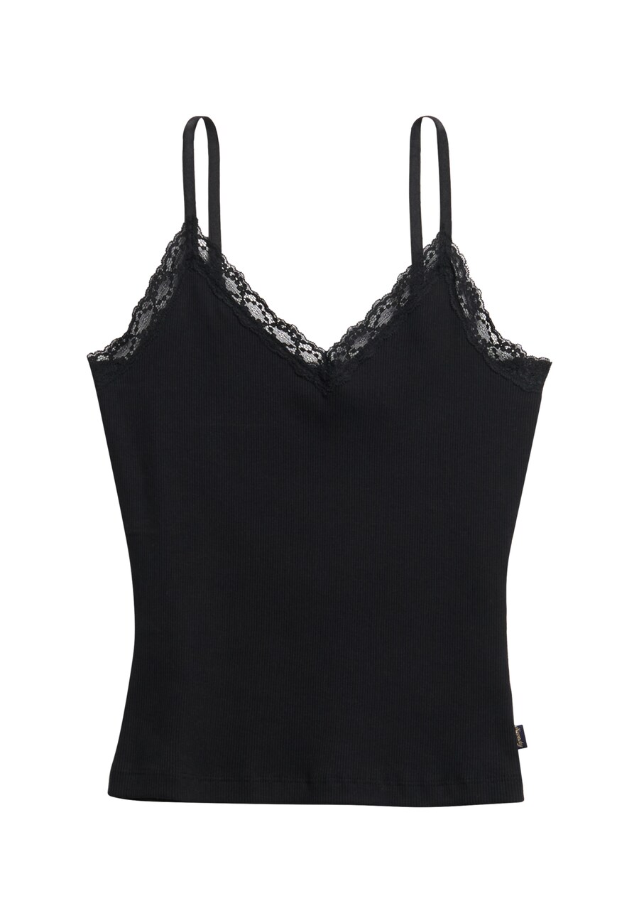 Топ Superdry Essential, черный 
Топ Superdry Essential, черный