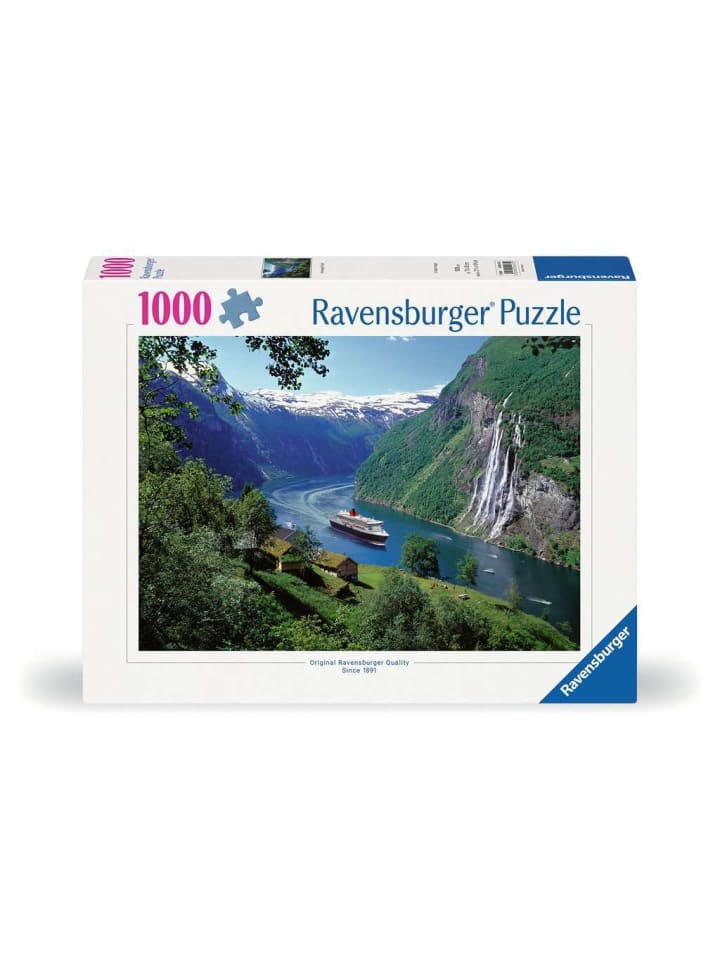 Пазл Ravensburger, 1000 деталей, «Норвежский фьорд», цветной
Пазл Ravensburger, 1000 деталей, «Норвежский фьорд», цветной