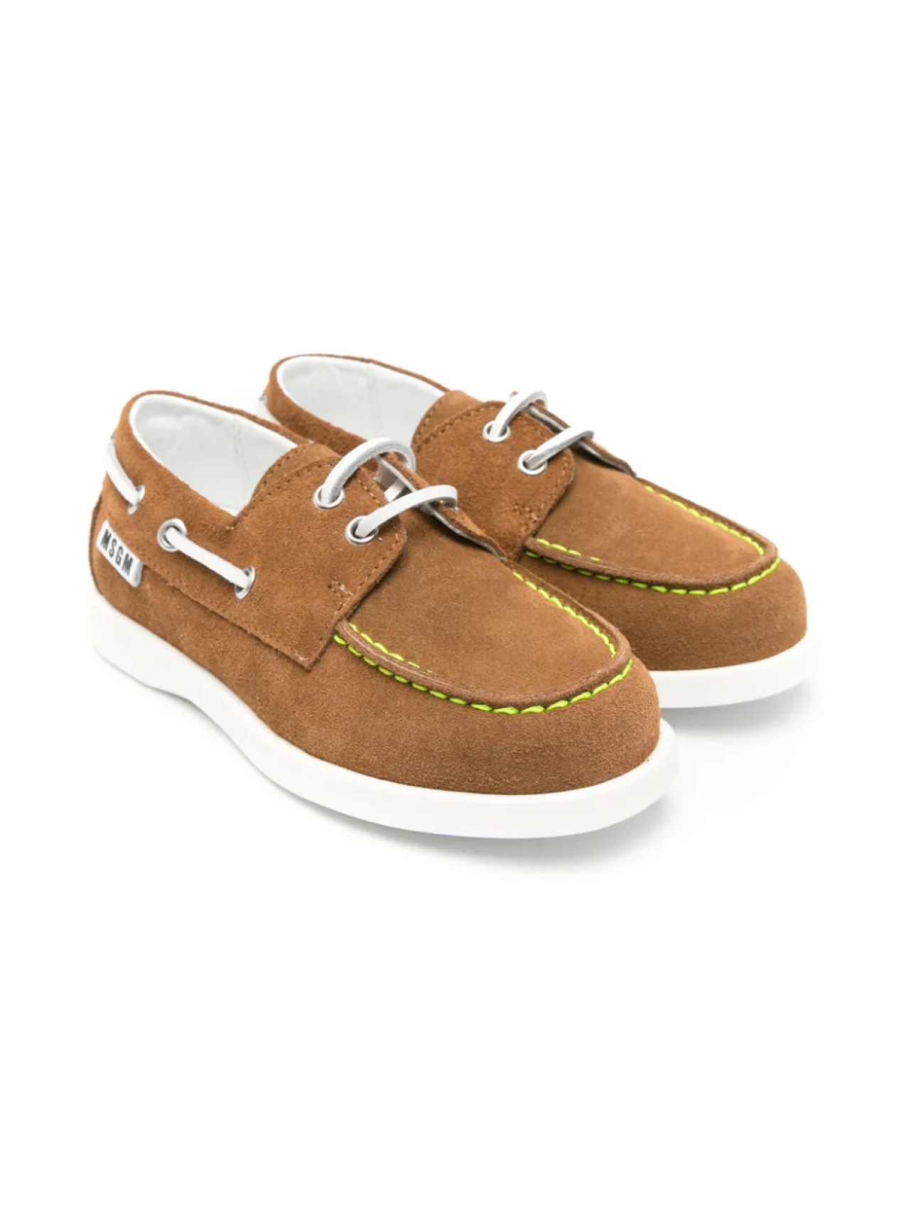 Замшевые туфли на палубе MSGM Kids, коричневый
Замшевые туфли на палубе MSGM Kids, коричневый