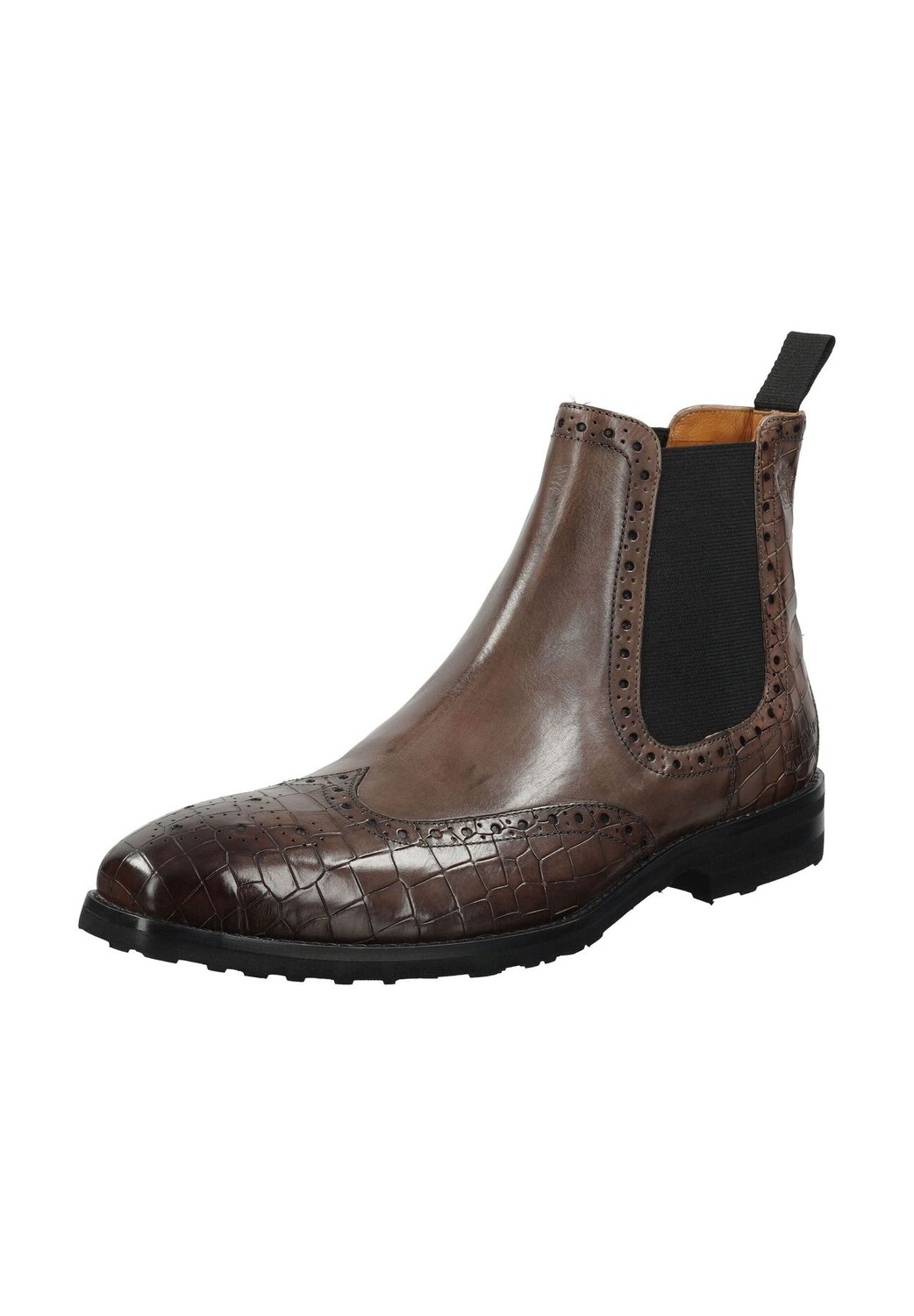 Кожаные/текстильные ботильоны Melvin & Hamilton, серый 
Кожаные/текстильные ботильоны Melvin & Hamilton, серый