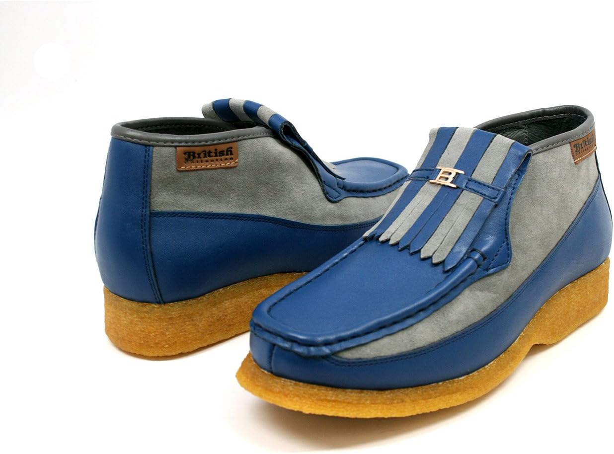 Мужская обувь British Collection Apollo слипоны из кожи, длиной до щиколотки, синий/серый
Мужская обувь British Collection Apollo слипоны из кожи, длиной до щиколотки, синий/серый