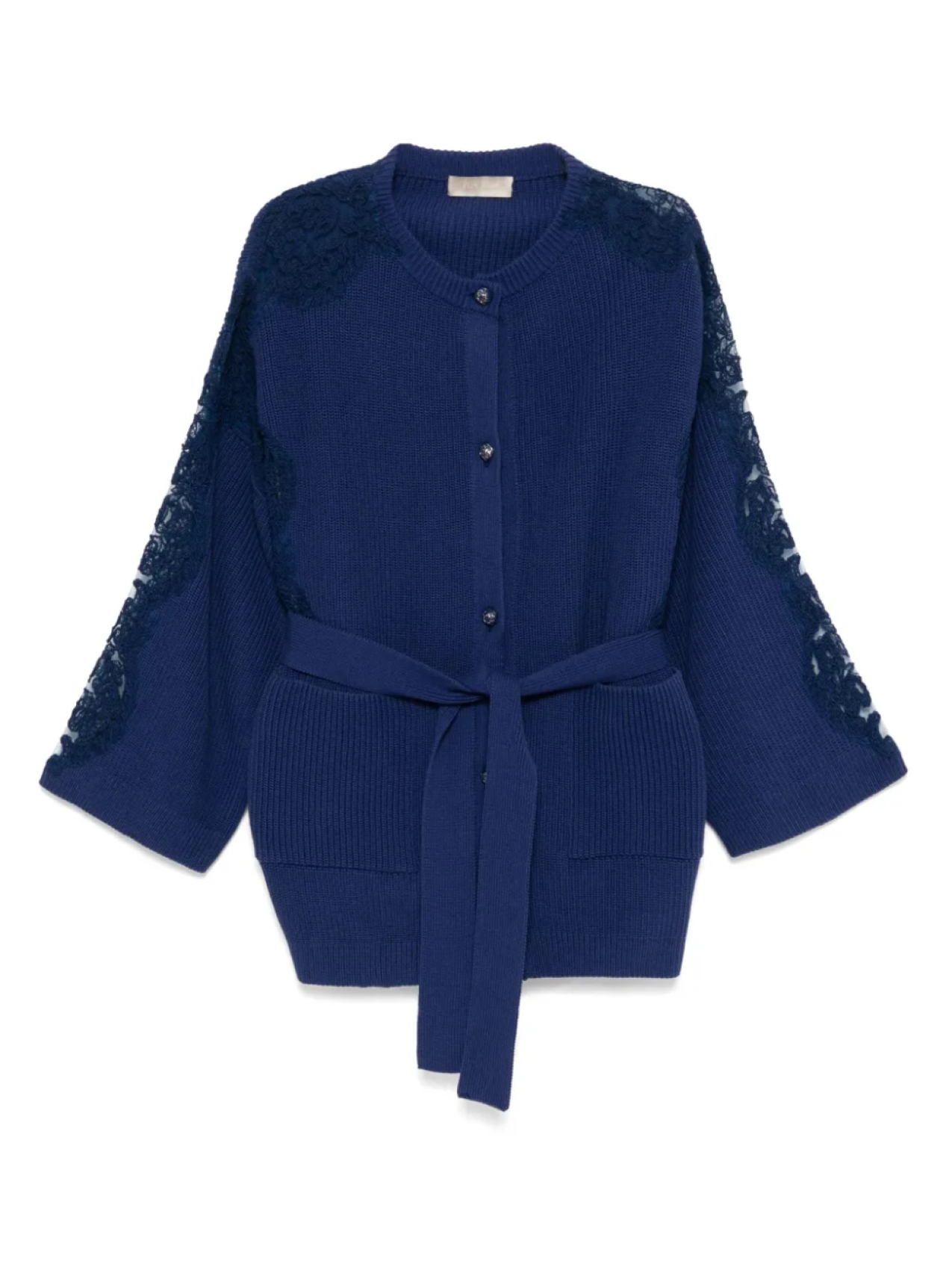 Кардиган на пуговицах Elie Saab, синий
Кардиган на пуговицах Elie Saab, синий