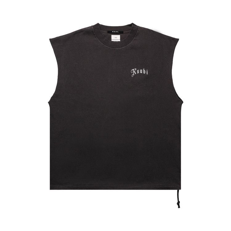 Топ Ksubi Truckstop Eckess Cutoff 'Faded Black'
Топ Ksubi Truckstop Eckess Cutoff 'Faded Black'