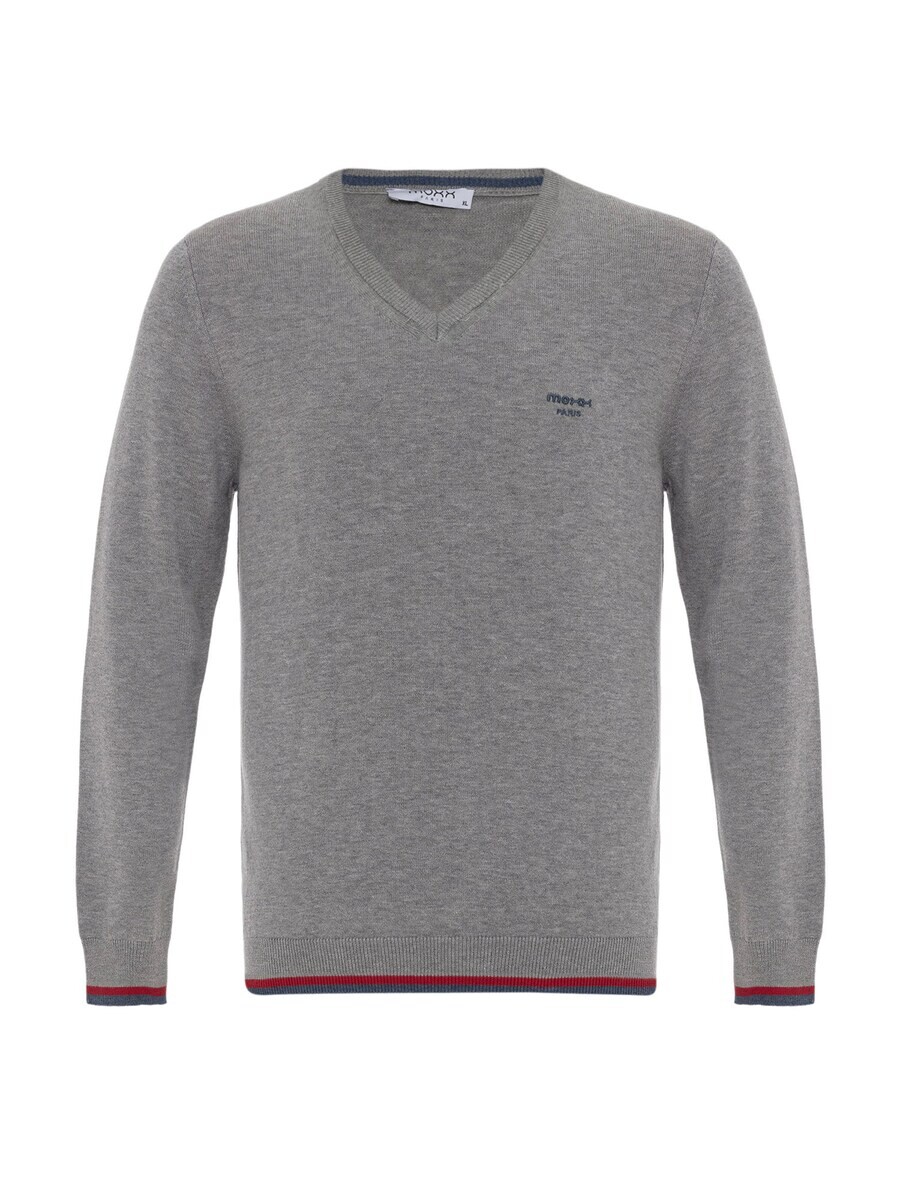 Свитер с v-образным вырезом Moxx Paris Sweater Maxime, серый
Свитер с v-образным вырезом Moxx Paris Sweater Maxime, серый