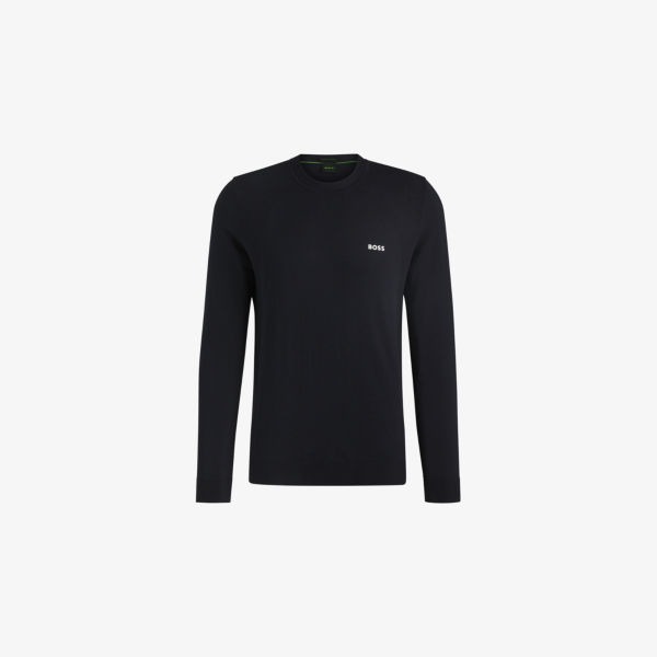 Футболка Boss с круглым вырезом и длинными рукавами, синий
Футболка Boss с круглым вырезом и длинными рукавами, синий