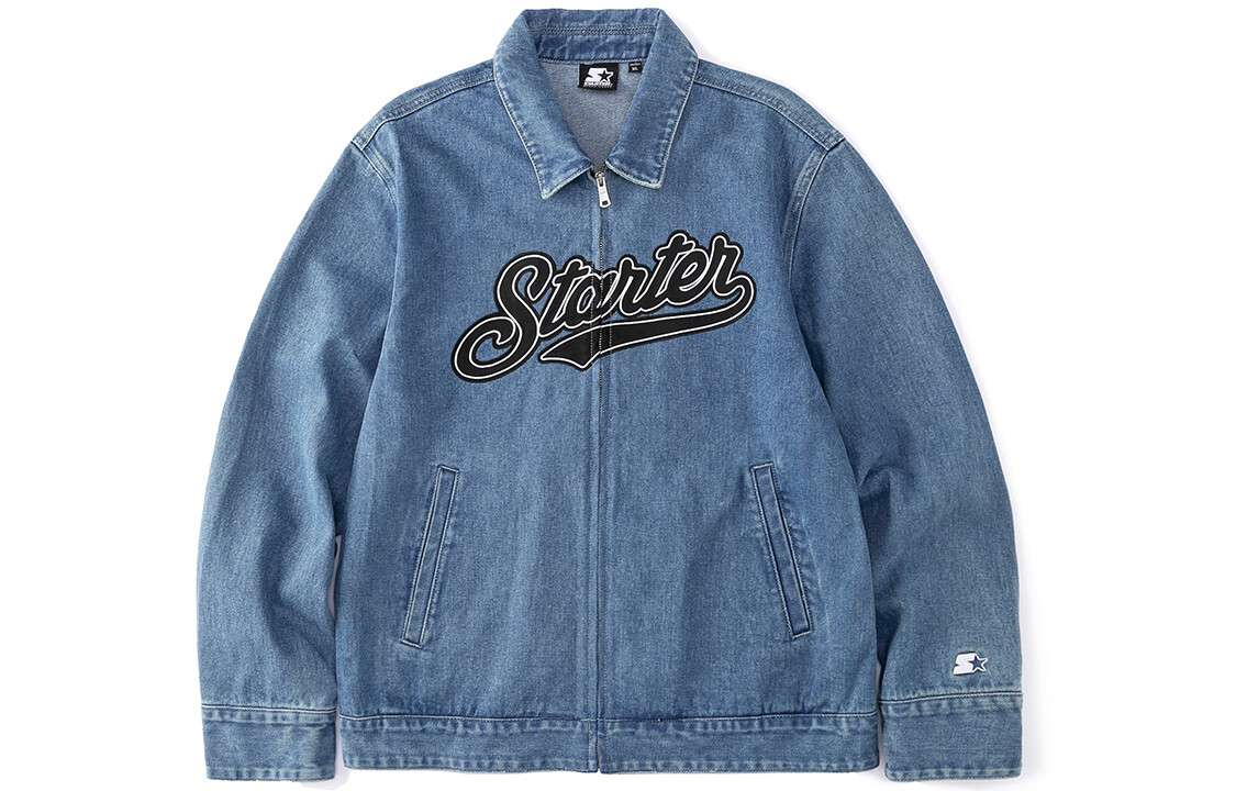 Джинсовая куртка унисекс деним синий Starter
Джинсовая куртка унисекс деним синий Starter