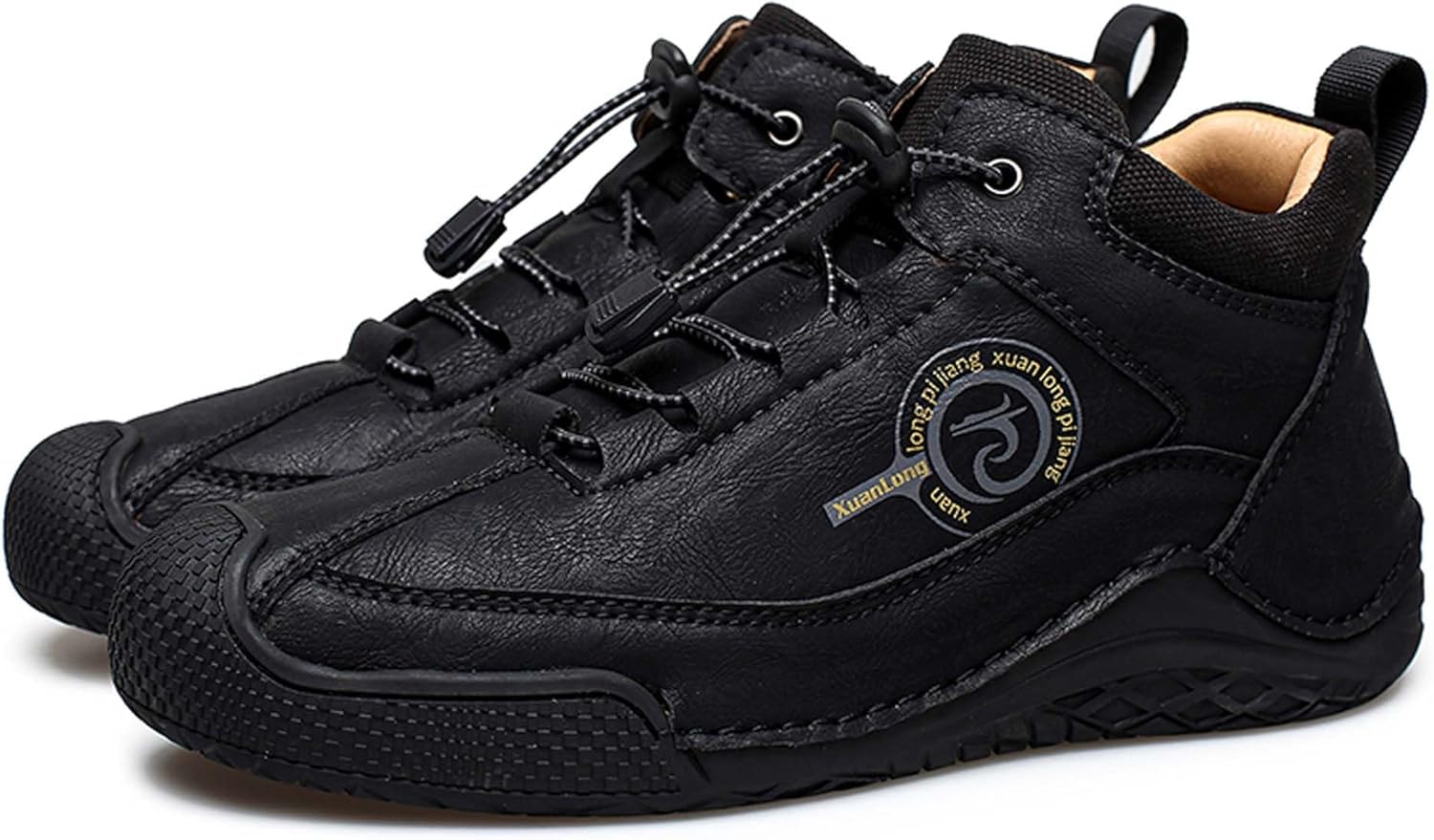 Мужские ботинки DZBAJRQM для осени и зимы - походные ботинки средней высоты для улицы - противоскользящие и износостойкие - удобная обувь для работы - модные деловые туфли, черный
Мужские ботинки DZBAJRQM для осени и зимы - походные ботинки средней высоты для улицы - противоскользящие и износостойкие - удобная обувь для работы - модные деловые туфли, черный