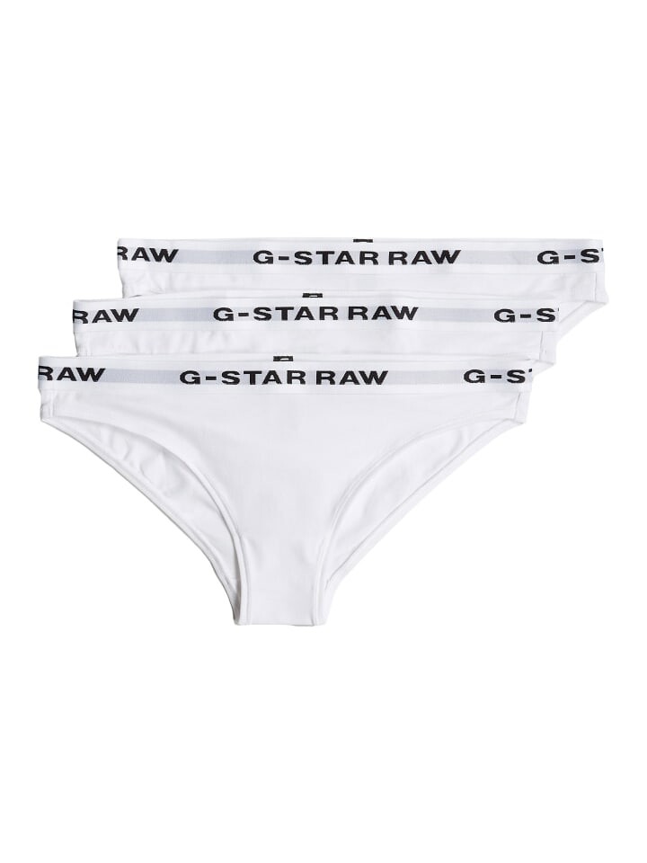 Трусы G-Star Raw Slip 3er Pack, белый
Трусы G-Star Raw Slip 3er Pack, белый
