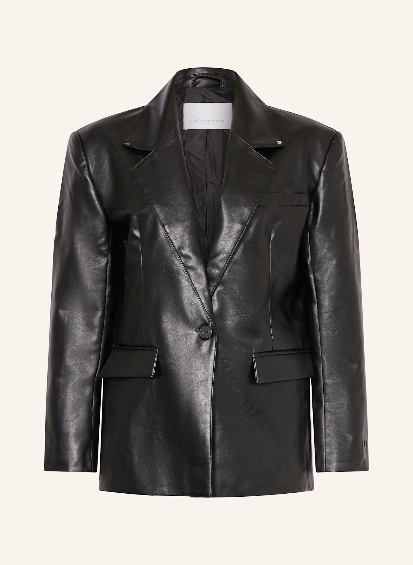 Блейзер insa из искусственной кожи Leger Studio, черный
Блейзер insa из искусственной кожи Leger Studio, черный