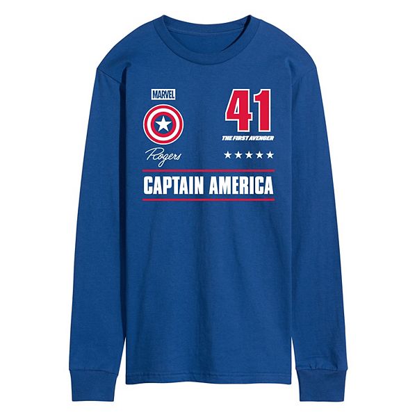 Футболка с длинным рукавом Captain America Marvel, Royal Blue
Футболка с длинным рукавом Captain America Marvel, Royal Blue