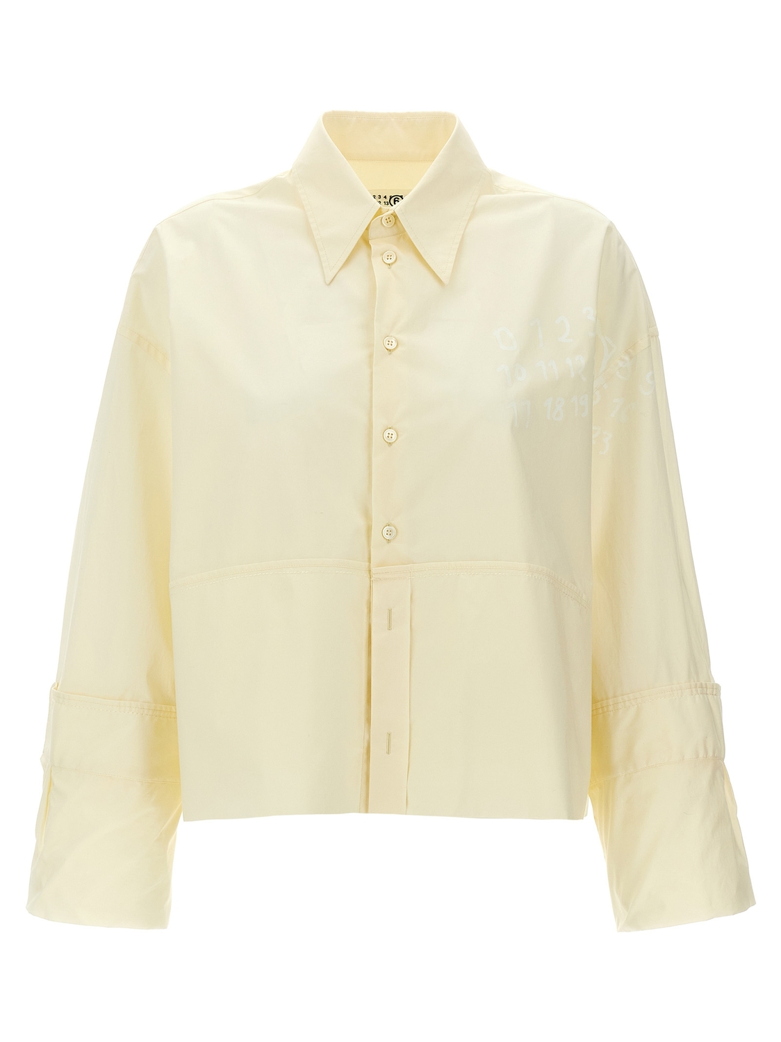 Рубашка с принтом-логотипом MM6 Maison Margiela, белый
Рубашка с принтом-логотипом MM6 Maison Margiela, белый