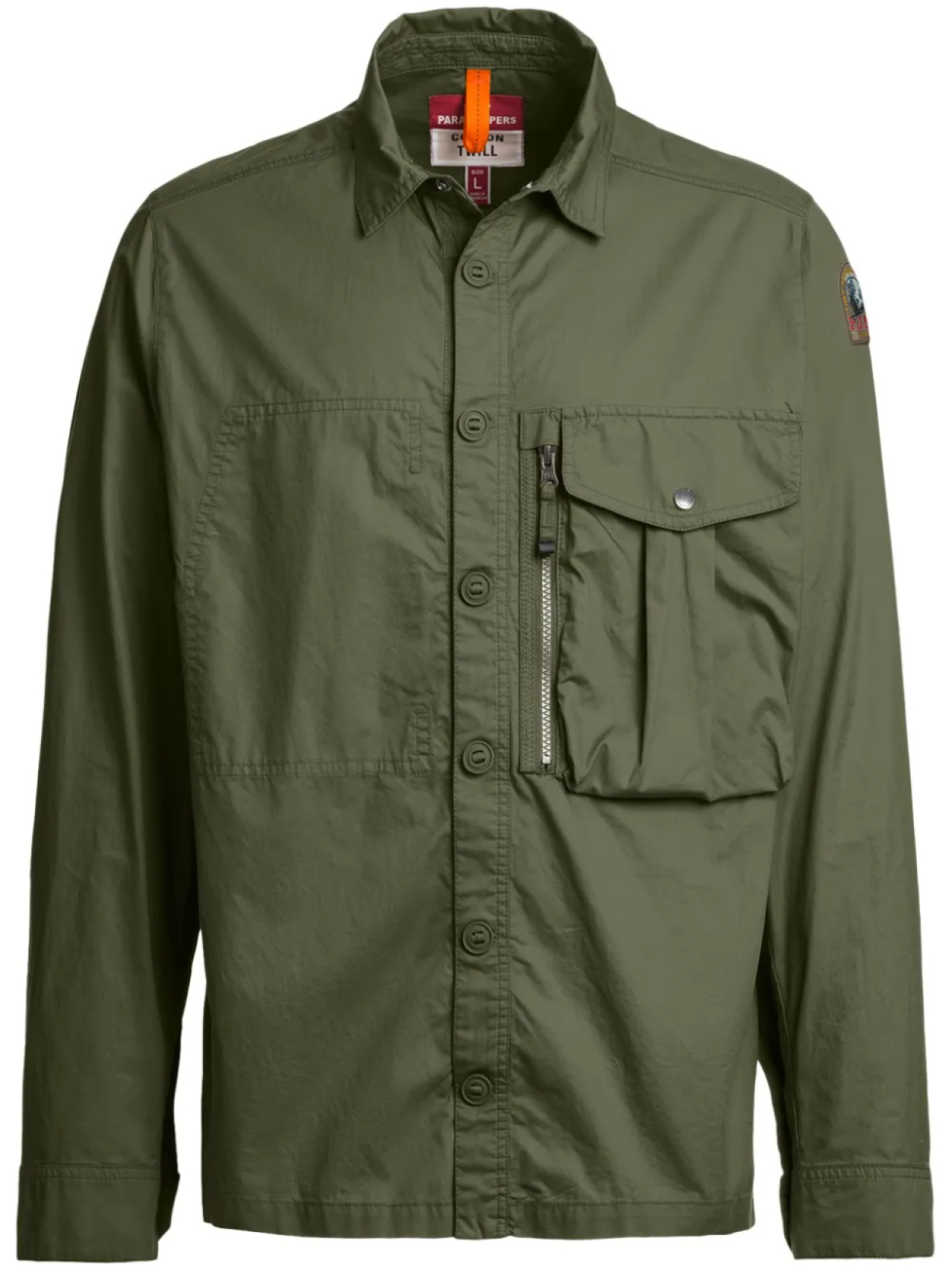 Рубашка с карманами Parajumpers, зеленый
Рубашка с карманами Parajumpers, зеленый