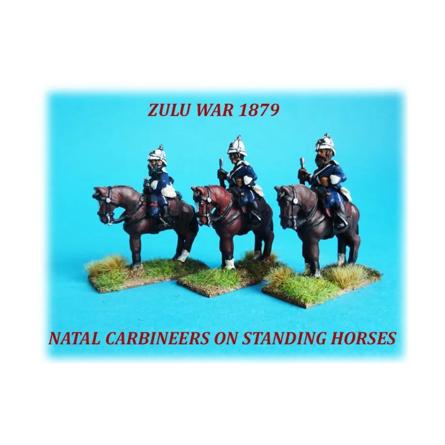 Конные карабинеры Натала Стоящие лошади, Zulu War 1897 - Natal Natives (28mm)
Конные карабинеры Натала Стоящие лошади, Zulu War 1897 - Natal Natives (28mm)