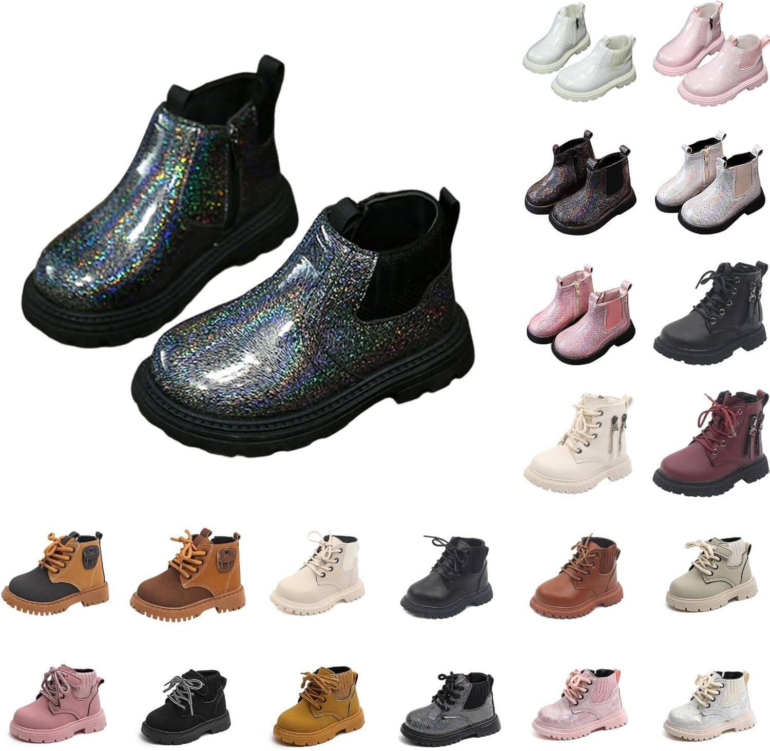 Детские ботинки на зиму для девочек, боевые ботинки с боковой молнией, походные ботинки, комфортные, милые короткие ботинки с округлым носком, западные ботильоны Generic, #001
Детские ботинки на зиму для девочек, боевые ботинки с боковой молнией, походные ботинки, комфортные, милые короткие ботинки с округлым носком, западные ботильоны Generic, #001