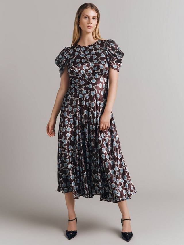 Атласное чайное платье беатрикс Ghost, коричневый/разноцветный
Атласное чайное платье беатрикс Ghost, коричневый/разноцветный