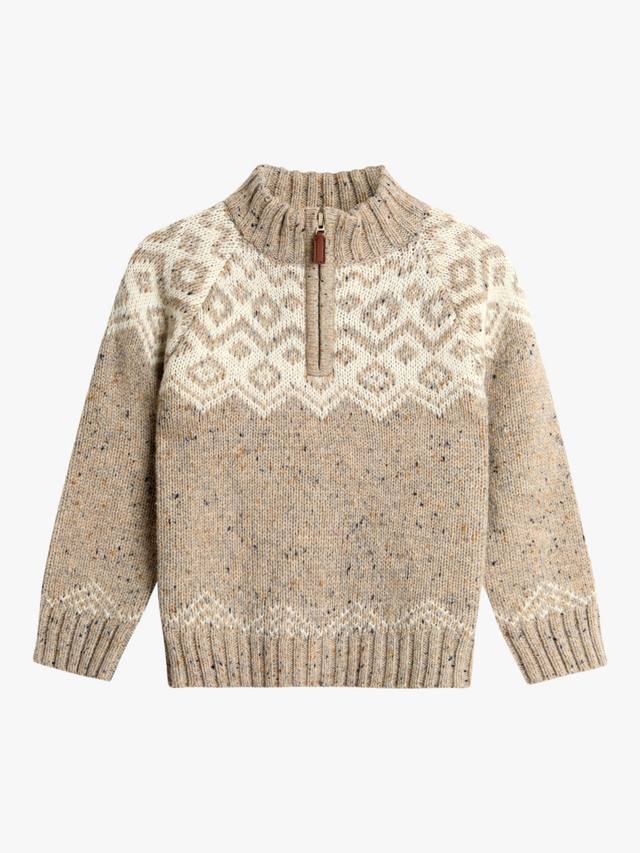 Детский джемпер с полузастежкой из шерстяной смеси в стиле фэр-айл JoJo Maman Bébé, Natural
Детский джемпер с полузастежкой из шерстяной смеси в стиле фэр-айл JoJo Maman Bébé, Natural