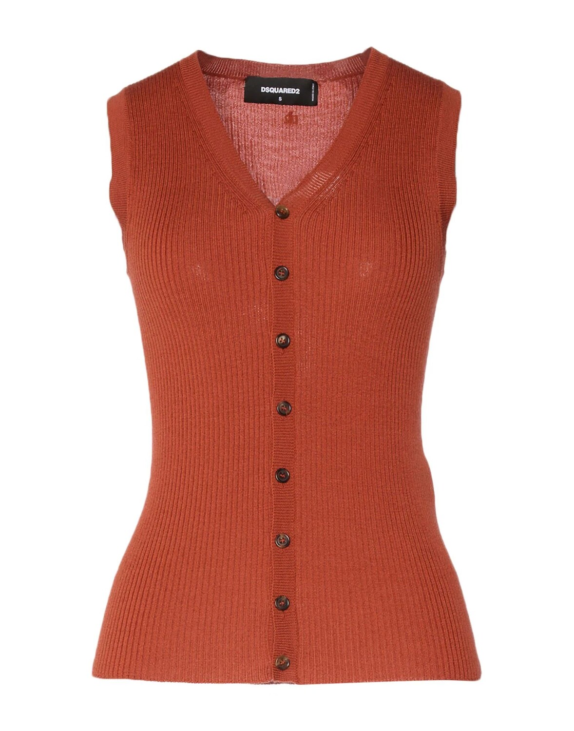 Кардиган Dsquared2, оранжевый 
Кардиган Dsquared2, оранжевый
