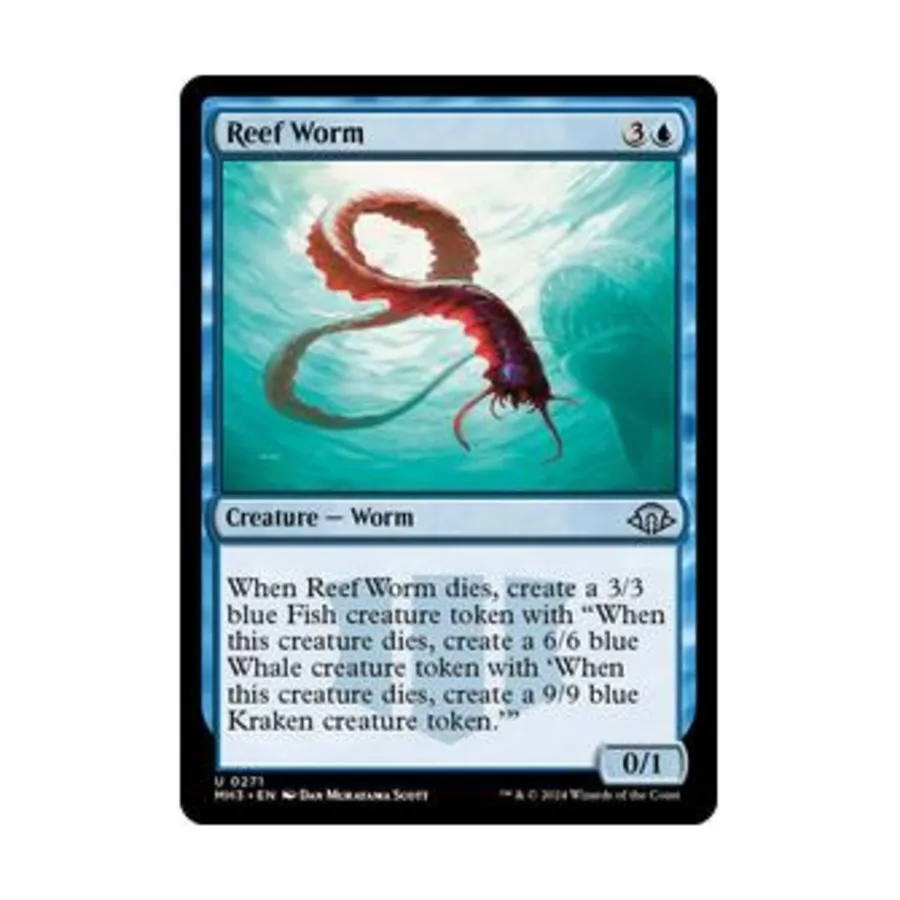 CCG Рифовый червь (U), MTG - Modern Horizons 3
CCG Рифовый червь (U), MTG - Modern Horizons 3