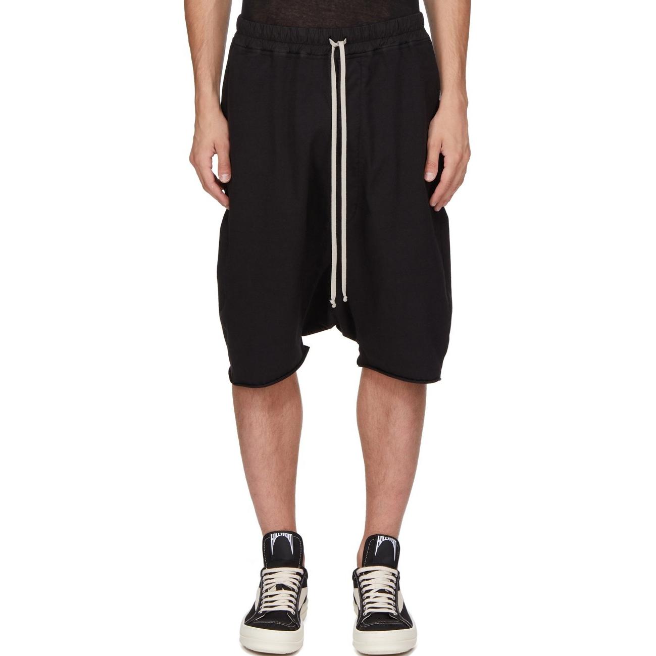 Шорты-поды на завязках Rick Owens Drkshdw, черный
Шорты-поды на завязках Rick Owens Drkshdw, черный