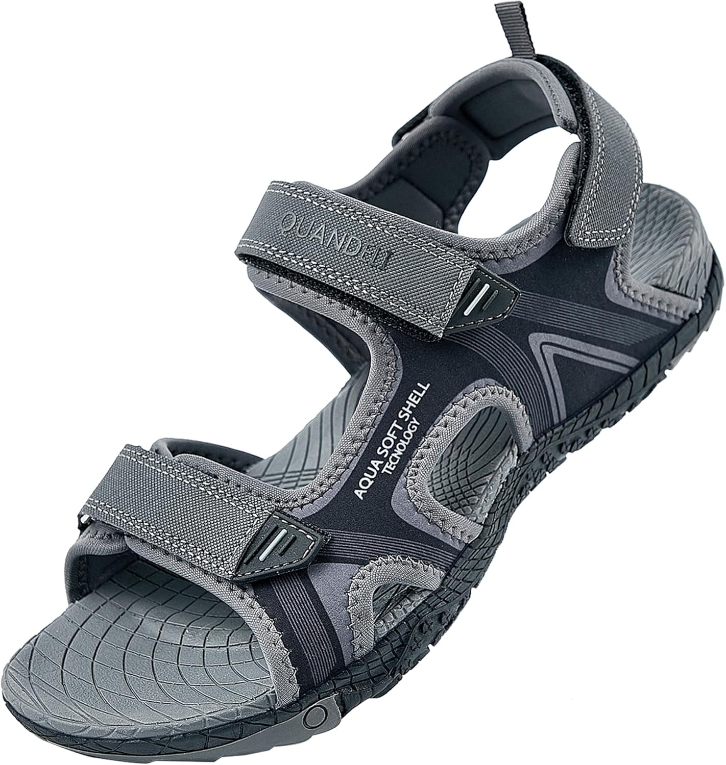 Мужские спортивные сандалии QUANDELI, с открытым носком, водонепроницаемые сандалии с поддержкой свода стопы, легкие повседневные спортивные сандалии для активного отдыха, пляжа, путешествий и лета, синий/серый
Мужские спортивные сандалии QUANDELI, с открытым носком, водонепроницаемые сандалии с поддержкой свода стопы, легкие повседневные спортивные сандалии для активного отдыха, пляжа, путешествий и лета, синий/серый