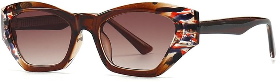 Модные солнцезащитные очки Polygon Cat Eye с двойным цветовым переходом для женщин, ретро-очки с градиентным переходом, солнцезащитные очки UV400 для мужчин MTZJH, C3 Brown Tea
Модные солнцезащитные очки Polygon Cat Eye с двойным цветовым переходом для женщин, ретро-очки с градиентным переходом, солнцезащитные очки UV400 для мужчин MTZJH, C3 Brown Tea