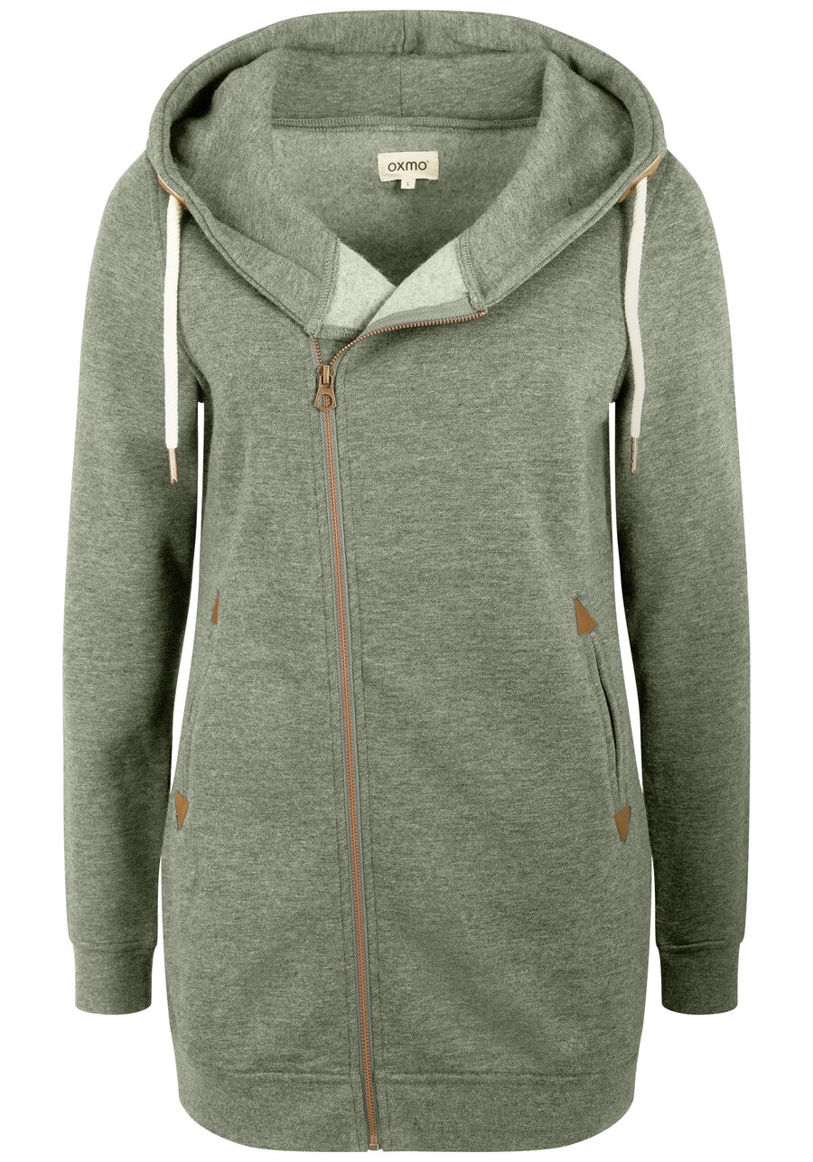 Толстовка с капюшоном на молнии Oxmo Vicky, зеленый
Толстовка с капюшоном на молнии Oxmo Vicky, зеленый