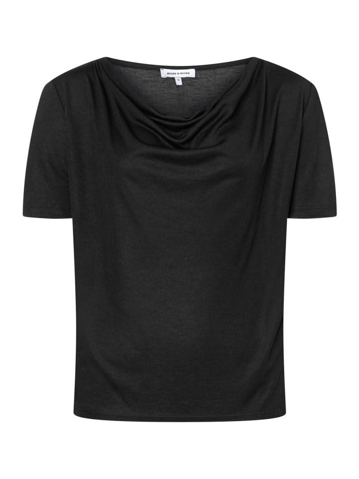 More & More Женская футболка с ниспадающим вырезом, черная, Черный, More & More Женская футболка с ниспадающим вырезом, черная
More & More Женская футболка с ниспадающим вырезом, черная, Черный, More & More Женская футболка с ниспадающим вырезом, черная