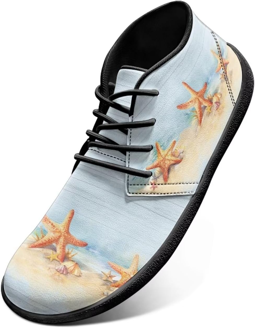 Мужские кроссовки для бега и кросс-тренинга с широким носком и дизайном в морском стиле - Резиновая подошва - Нулевой перепад высоты подошвы Watdotory, Seashell Starfish
Мужские кроссовки для бега и кросс-тренинга с широким носком и дизайном в морском стиле - Резиновая подошва - Нулевой перепад высоты подошвы Watdotory, Seashell Starfish