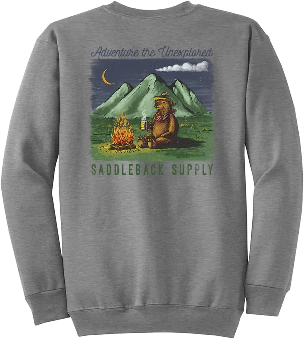 Толстовка Saddleback Supply с логотипом медведя
Толстовка Saddleback Supply с логотипом медведя