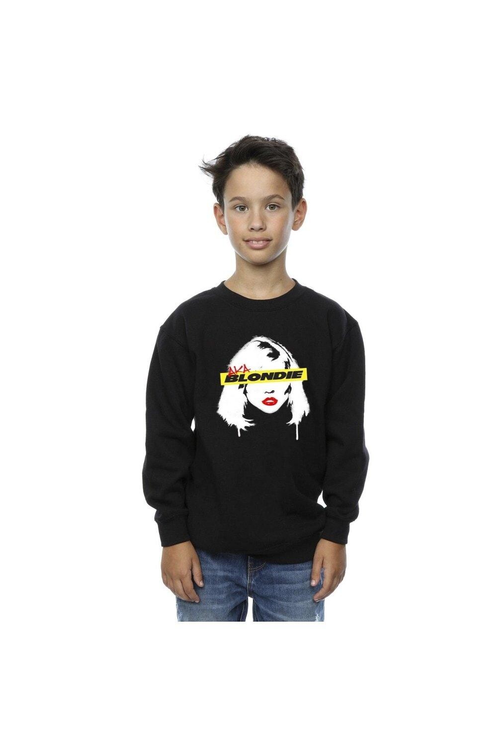 Толстовка с граффити для лица Blondie, черный 
Толстовка с граффити для лица Blondie, черный