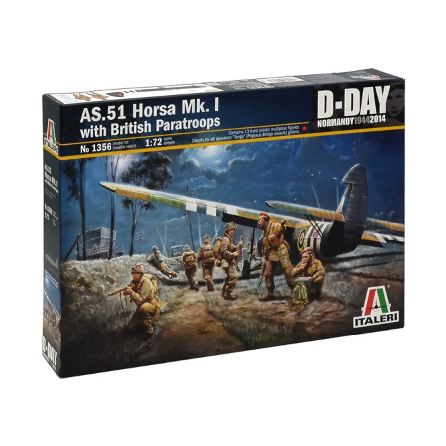 AS.51 Horsa Mk.I с британскими десантниками, D-Day - Normandy 1944/2014 (1:35) (Italeri)
AS.51 Horsa Mk.I с британскими десантниками, D-Day - Normandy 1944/2014 (1:35) (Italeri)