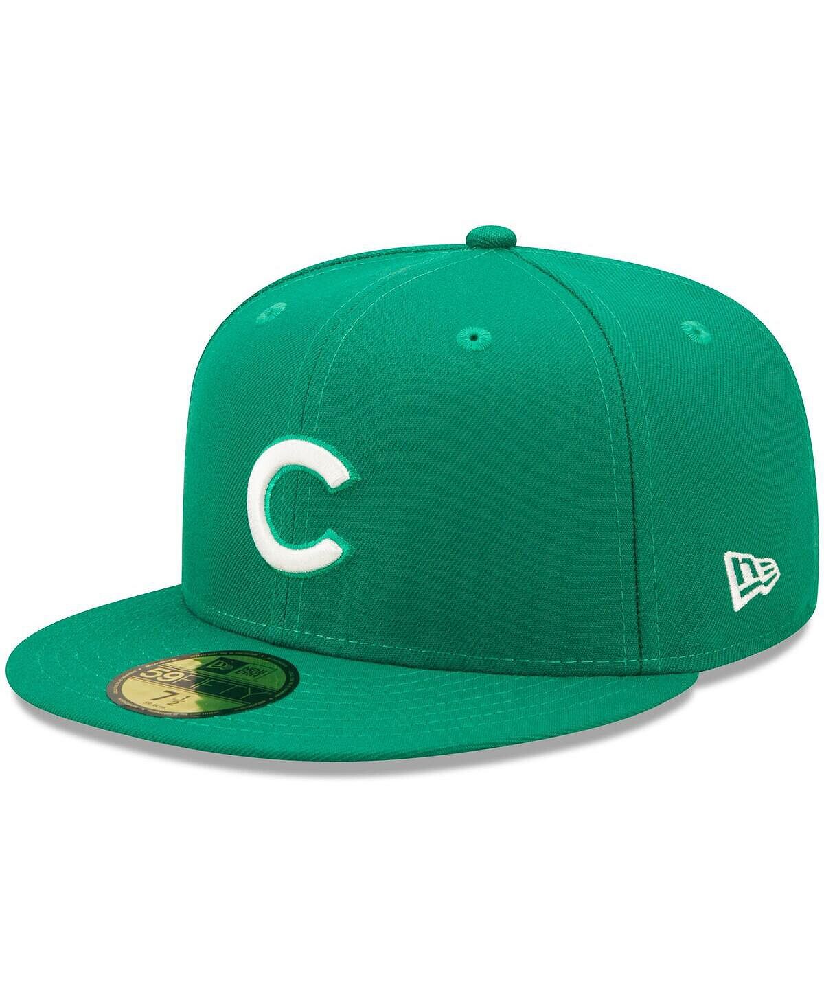 Мужская кепка с логотипом Kelly Green Chicago Cubs белая 59FIFTY New Era
Мужская кепка с логотипом Kelly Green Chicago Cubs белая 59FIFTY New Era