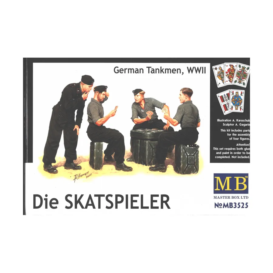 Немецкие танкисты, WWII Models - Germany (1:35) (Master Box)
Немецкие танкисты, WWII Models - Germany (1:35) (Master Box)