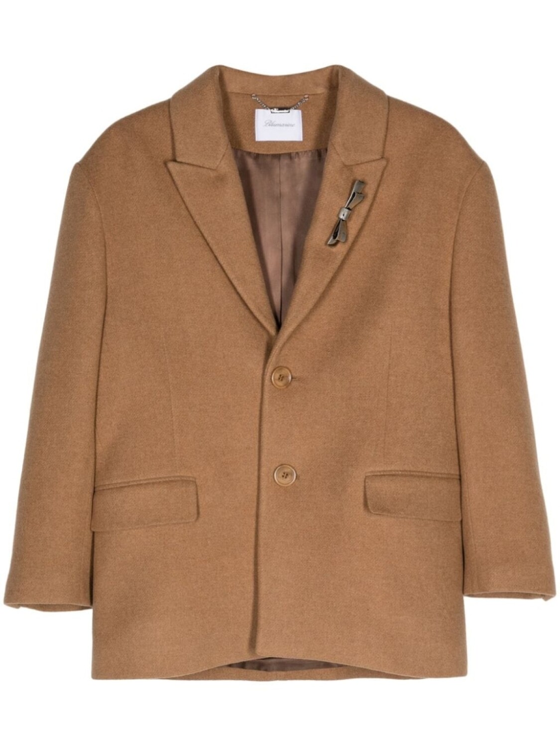 Blumarine пальто с брошью Bijoux, коричневый
Blumarine пальто с брошью Bijoux, коричневый