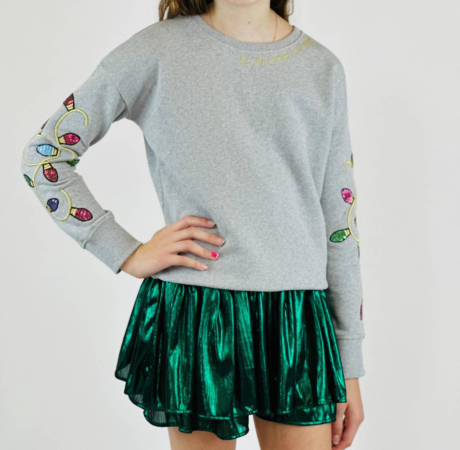 Детская толстовка с праздничным принтом "Время чудес" в сером меланже Paper Flower, серый
Детская толстовка с праздничным принтом "Время чудес" в сером меланже Paper Flower, серый