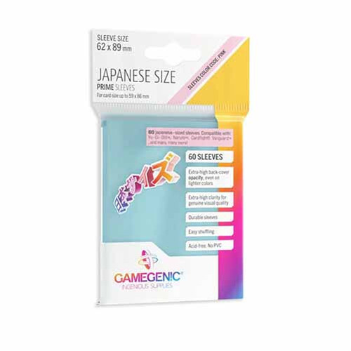 Чехол для карточек Gamegenic Just Sleeves: Japanese Size Clear (60) Gamegenic
Чехол для карточек Gamegenic Just Sleeves: Japanese Size Clear (60) Gamegenic