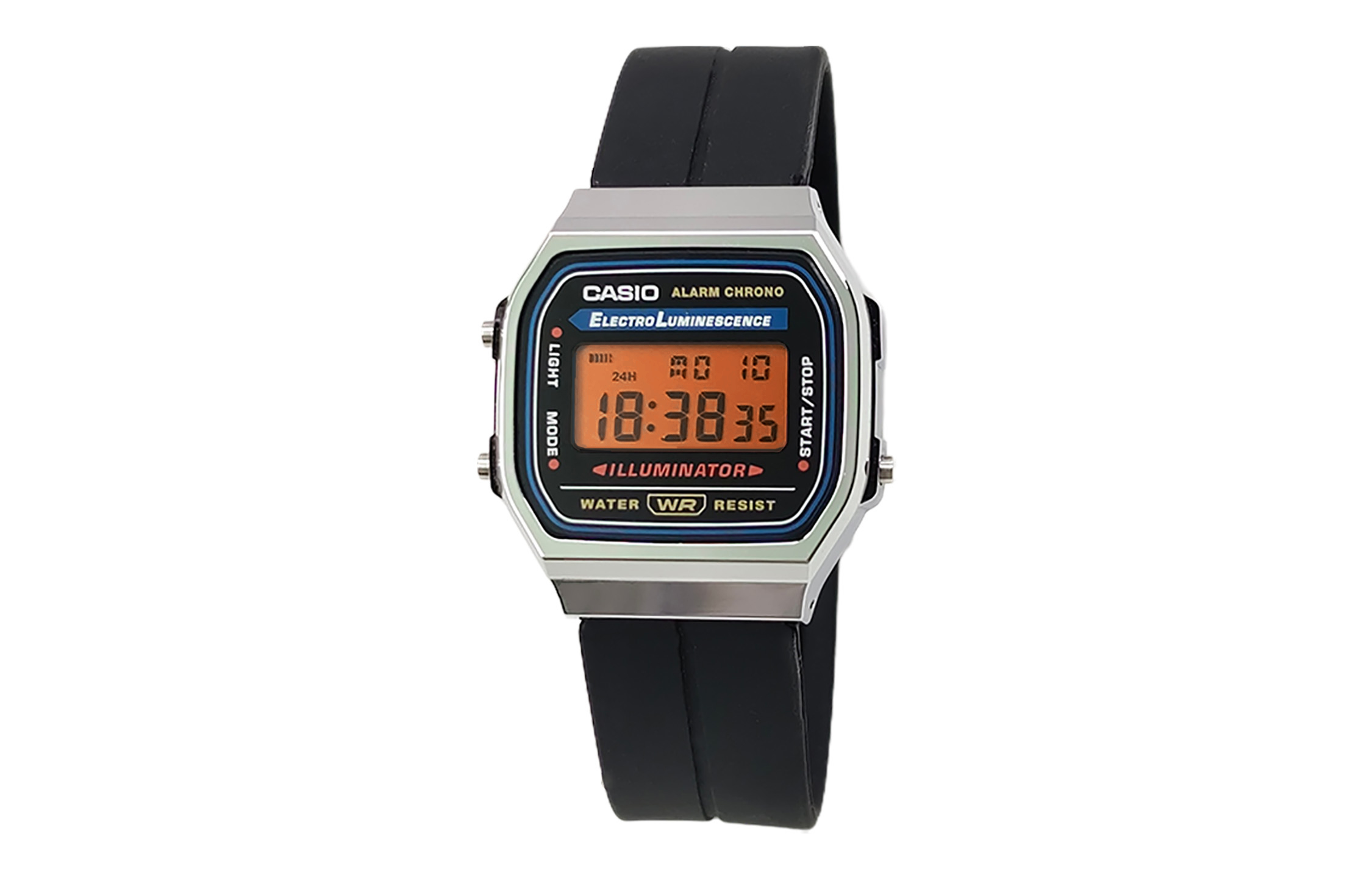 CASIO Кварцевые часы Retrofit Series с силиконовым ремешком, мужские часы с черным циферблатом
CASIO Кварцевые часы Retrofit Series с силиконовым ремешком, мужские часы с черным циферблатом