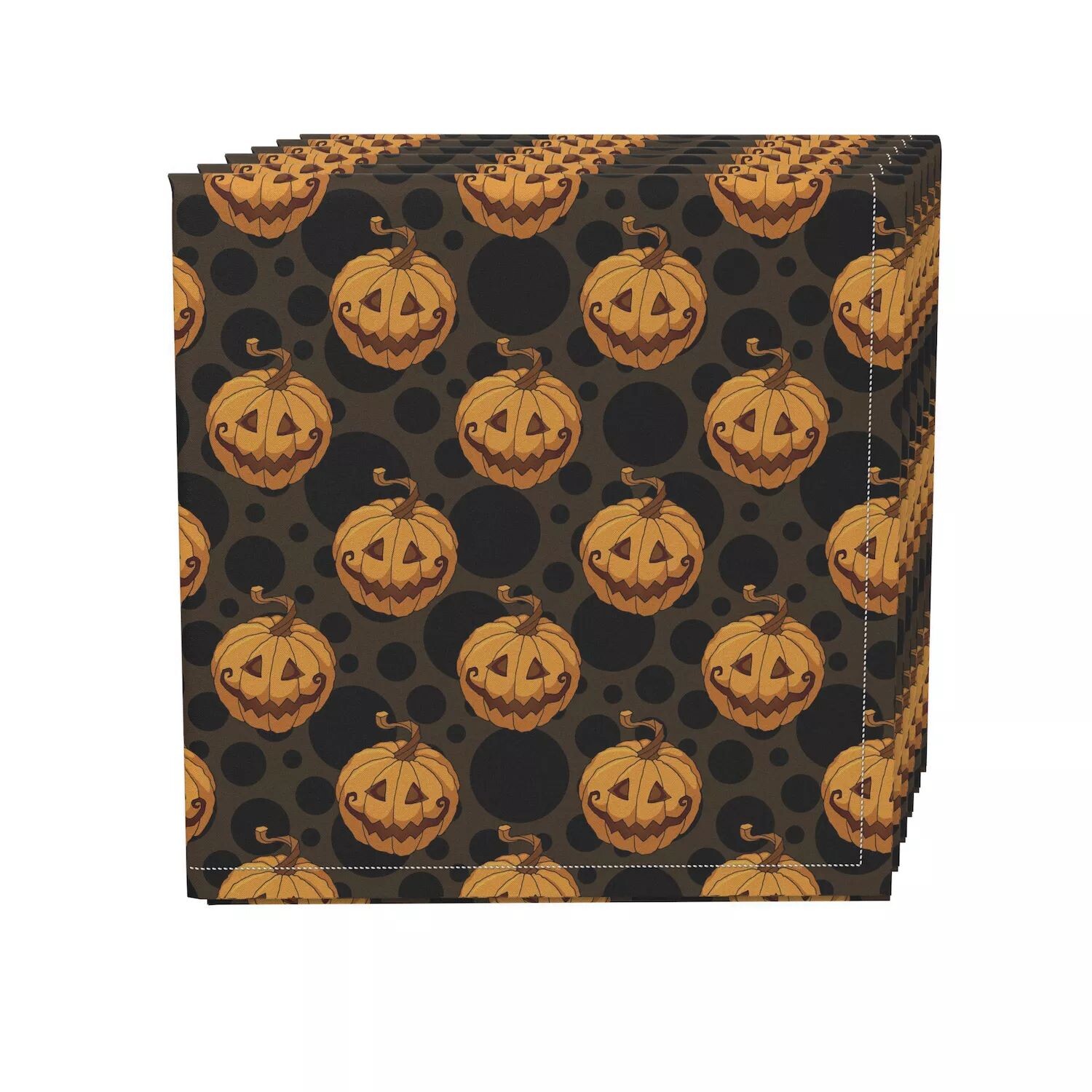 Набор салфеток, 100 % полиэстер, набор из 4 шт., 18x18 дюймов, Spooky Pumpkin Smiles
Набор салфеток, 100 % полиэстер, набор из 4 шт., 18x18 дюймов, Spooky Pumpkin Smiles