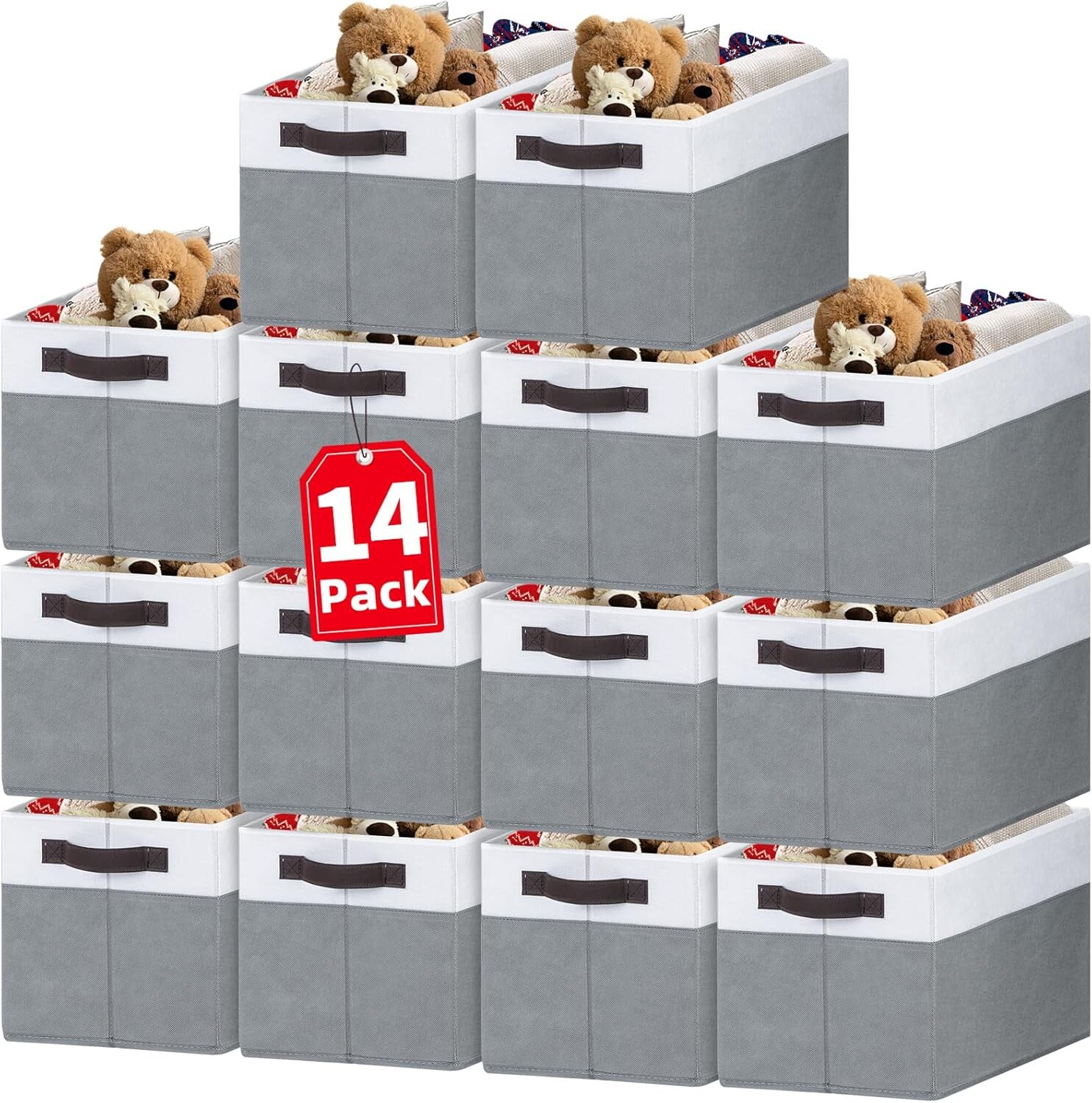 14 больших корзин для хранения на полках | Тканевые органайзеры для гардероба и корзины для хранения с ручками для домашней организации | Декоративные складные корзины для хранения одежды в детской (14x10x9,5). Criusia
14 больших корзин для хранения на полках | Тканевые органайзеры для гардероба и корзины для хранения с ручками для домашней организации | Декоративные складные корзины для хранения одежды в детской (14x10x9,5). Criusia