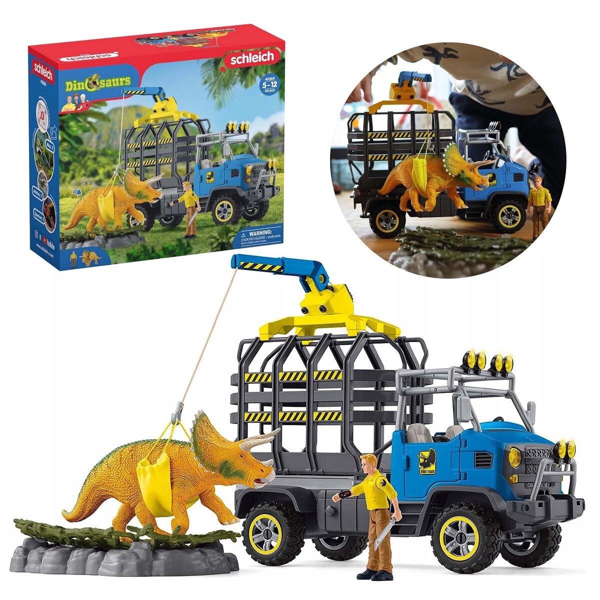 SLH42565 Schleich Dinosaurs - Миссия по транспортировке динозавров, фигурки для детей 4+
SLH42565 Schleich Dinosaurs - Миссия по транспортировке динозавров, фигурки для детей 4+