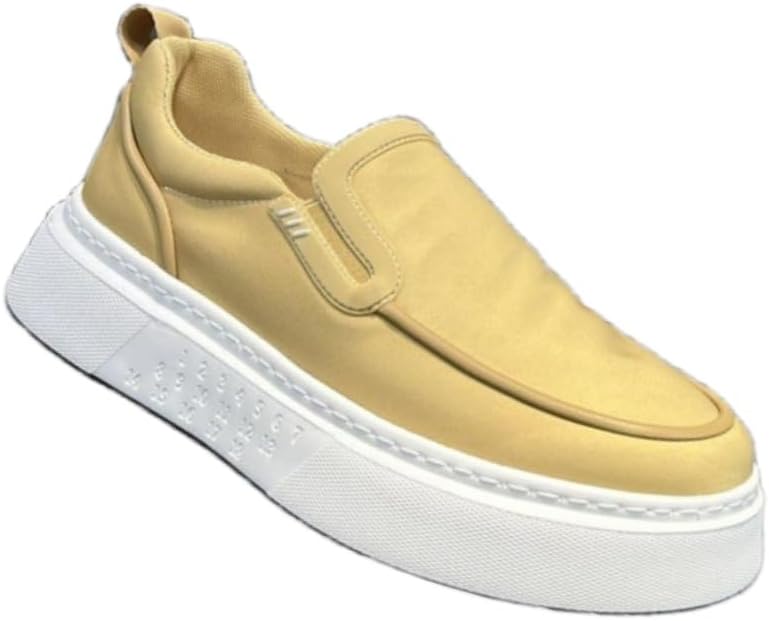 Мужские повседневные спортивные кеды из ткани- легко надевать и снимать, противоскользящие и прочные. Подходят для активного отдыха на улице, скейтбординга и повседневной носки Fmshi, желтый
Мужские повседневные спортивные кеды из ткани- легко надевать и снимать, противоскользящие и прочные. Подходят для активного отдыха на улице, скейтбординга и повседневной носки Fmshi, желтый