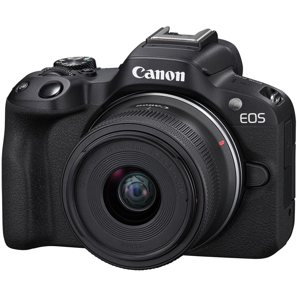Беззеркальная камера Canon EOS R50 Mirrorless Camera with 18-45mm Lens (Black)
Беззеркальная камера Canon EOS R50 Mirrorless Camera with 18-45mm Lens (Black)