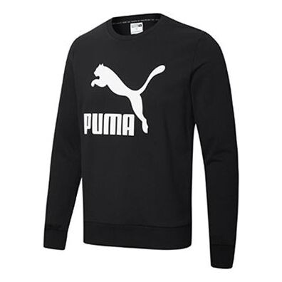 Толстовка classics casual printing round neck black Puma, черный 
Толстовка classics casual printing round neck black Puma, черный