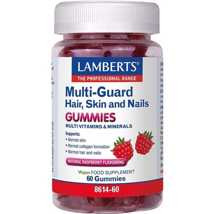 Multi-Guard Hair Skin and Nails 60 жевательных таблеток Lamberts
Multi-Guard Hair Skin and Nails 60 жевательных таблеток Lamberts