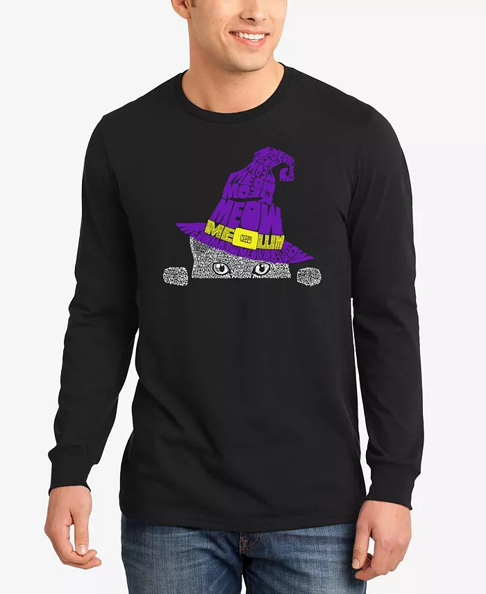 Мужская футболка с длинным рукавом и принтом Peeking Witch Cat Word Art La Pop Art, черный
Мужская футболка с длинным рукавом и принтом Peeking Witch Cat Word Art La Pop Art, черный