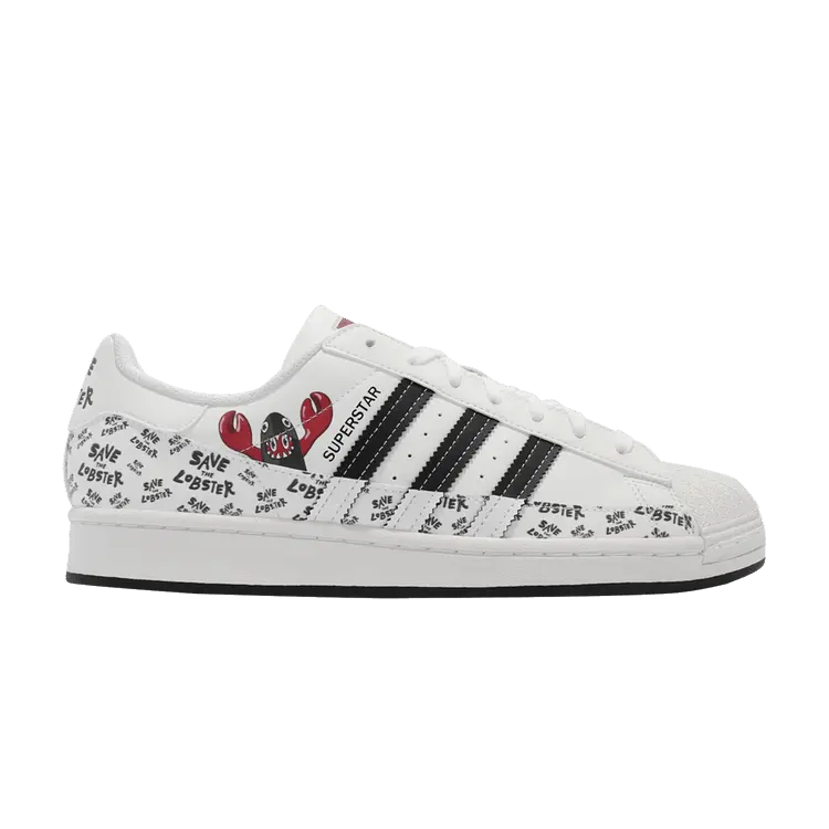Кроссовки adidas Philip Colbert x Superstar 'Save The Lobster', белый
Кроссовки adidas Philip Colbert x Superstar 'Save The Lobster', белый
