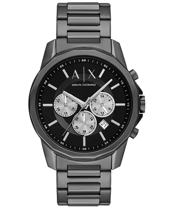 Мужские кварцевые часы-хронограф Gunmetal из нержавеющей стали, 44 мм A|X Armani Exchange
Мужские кварцевые часы-хронограф Gunmetal из нержавеющей стали, 44 мм A|X Armani Exchange
