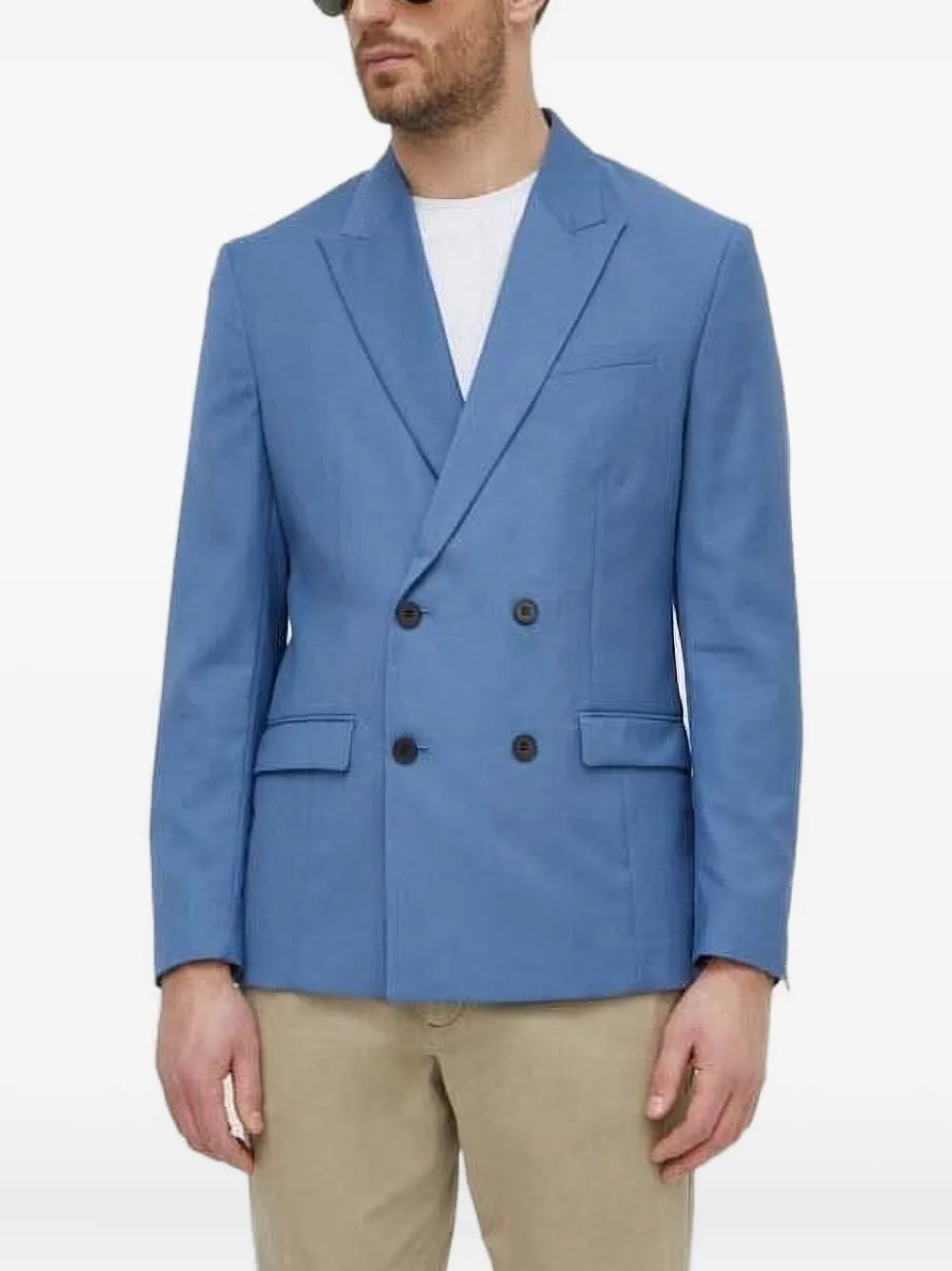 Двубортный пиджак Sisley, синий
Двубортный пиджак Sisley, синий